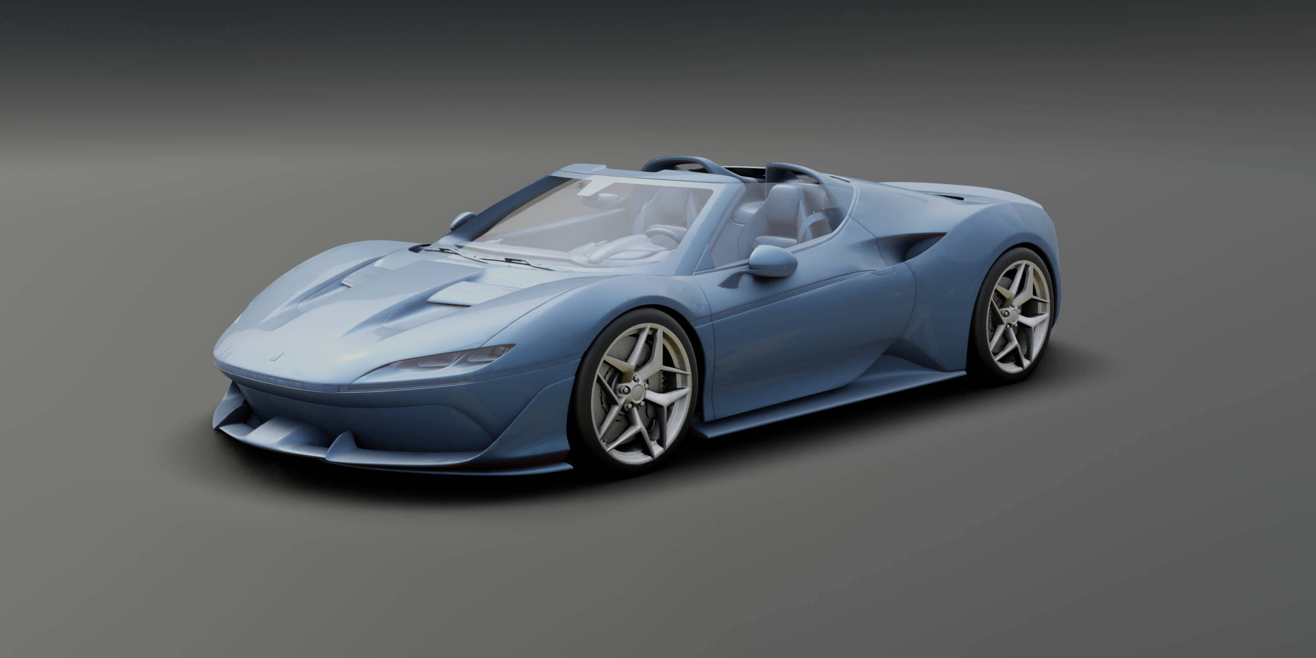 3D printable model  –  Ferrari j50 2018
