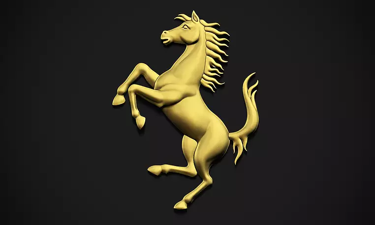 3D printable model  –  Ferrari logo