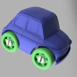 3D printable model  –  Fiat-500 Duplo Compatible