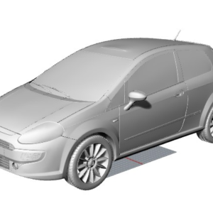 3D printable model  –  Fiat Punto Evo 3-door 2010