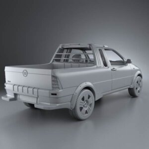 3D printable model  –  Fiat Strada
