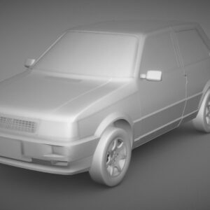 3D printable model  –  Fiat Uno 1995