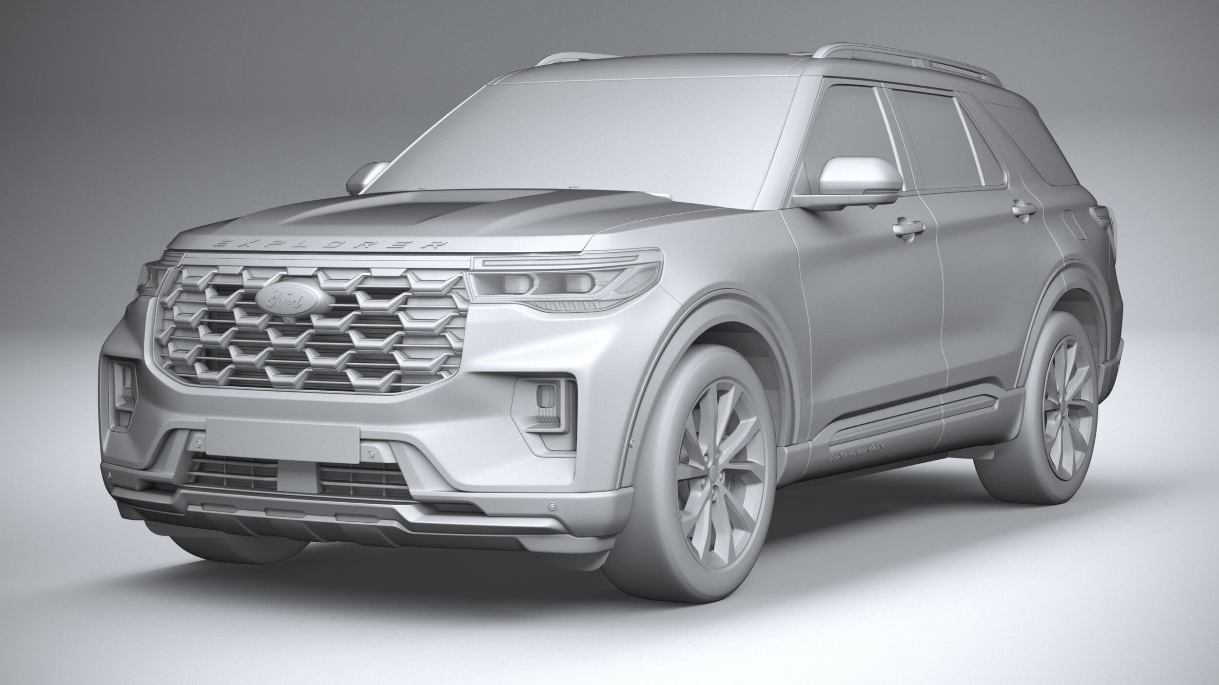 3D printable model  –  Ford Explorer 2011
