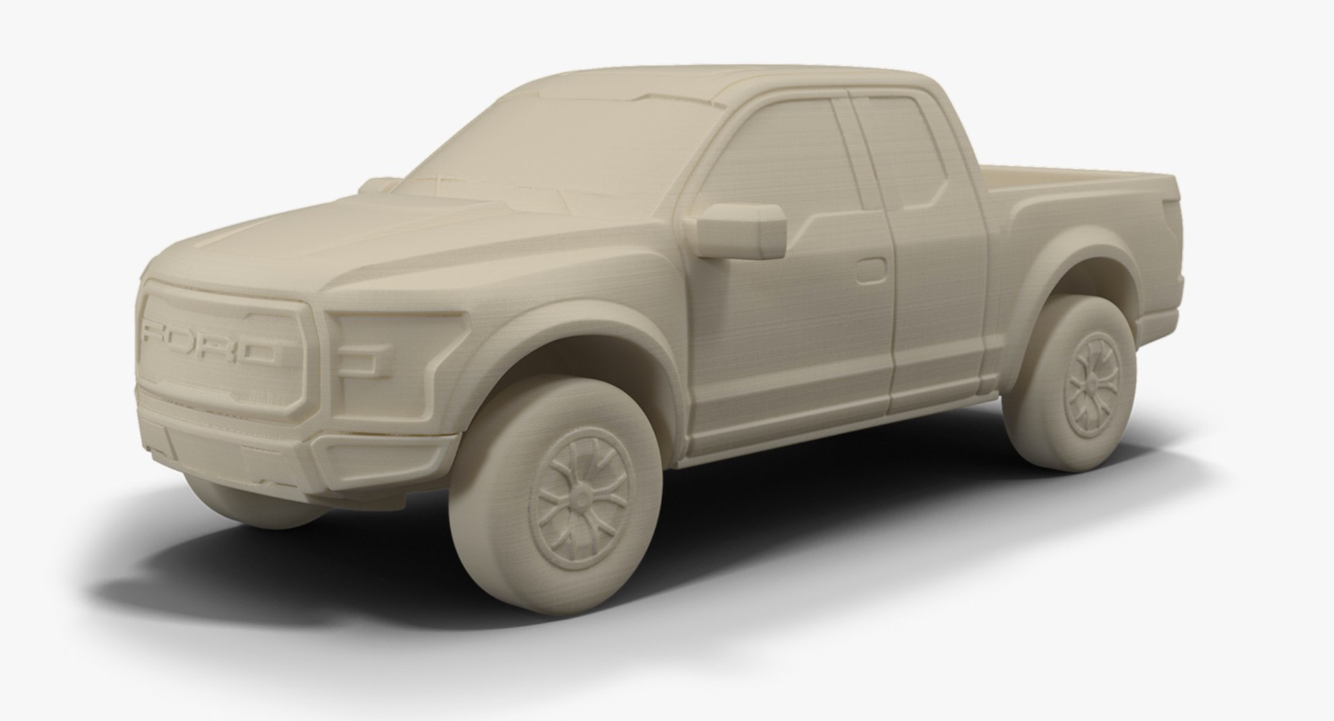 3D printable model  – Ford F-150 Raptor