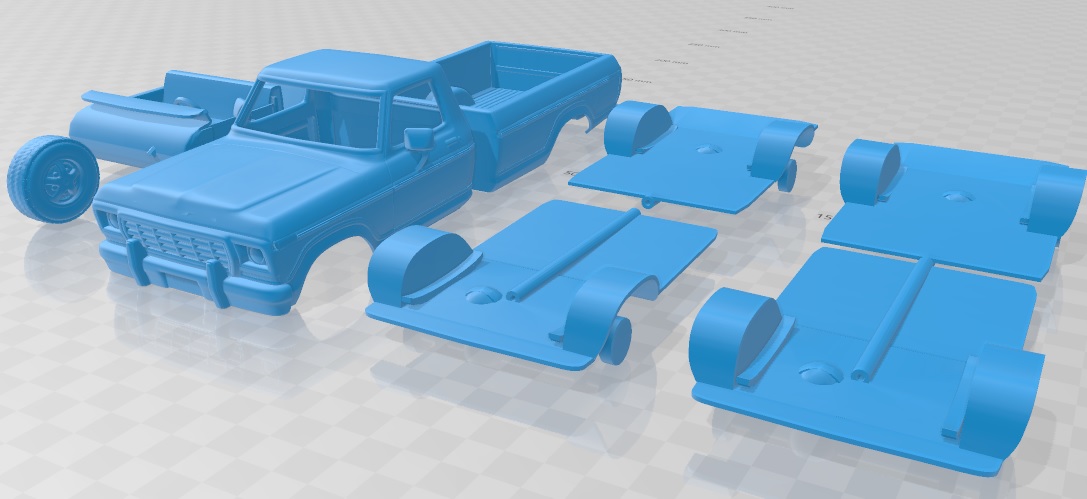 3D printable model  –  Ford F150