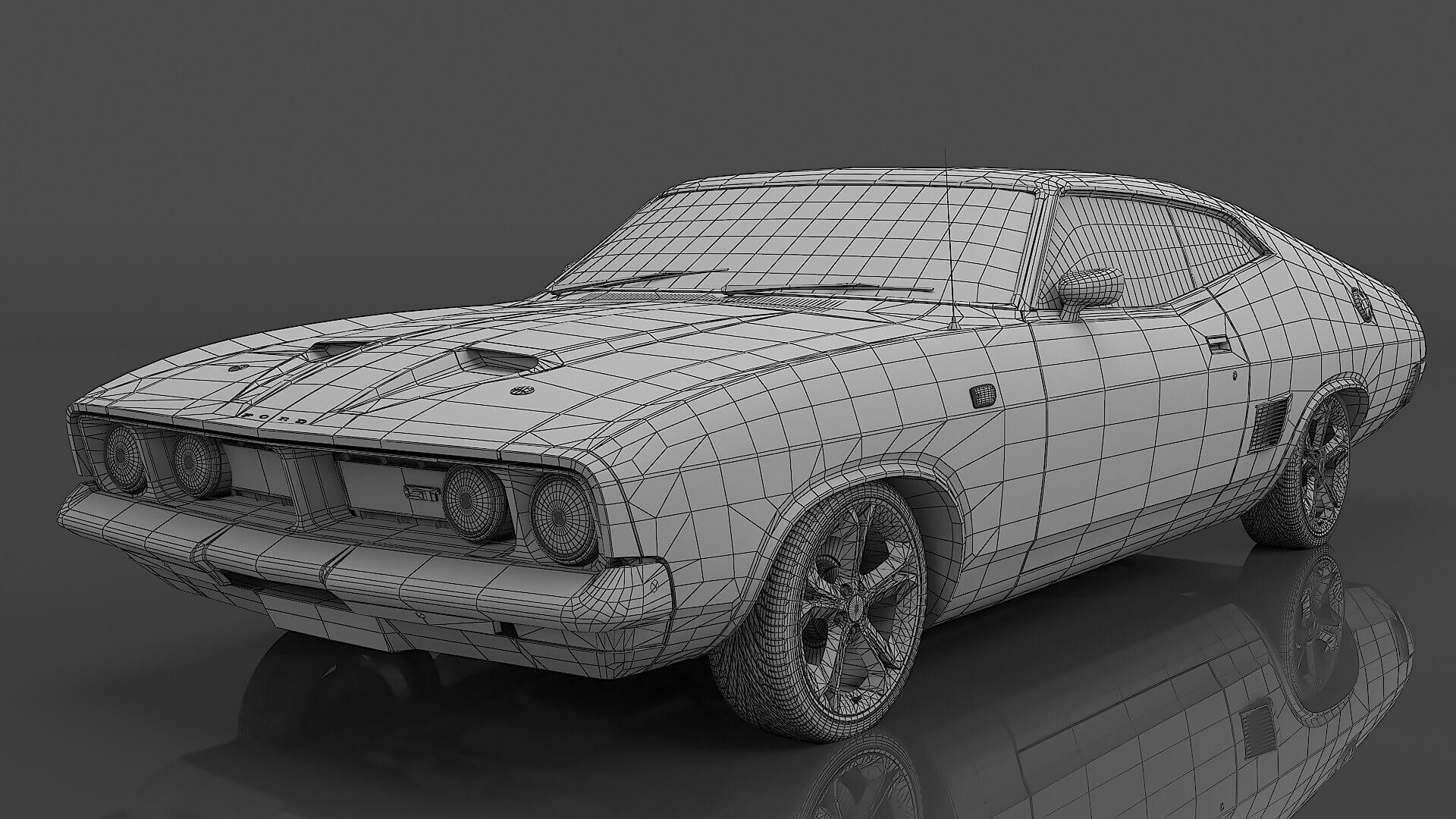 3D printable model  –  Ford Falcon 77