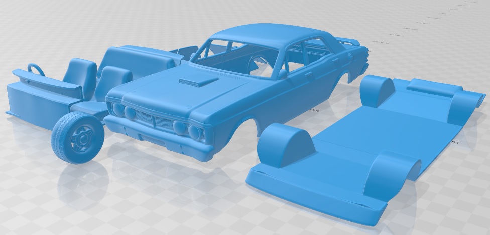 3D printable model  – Ford Falcon Original