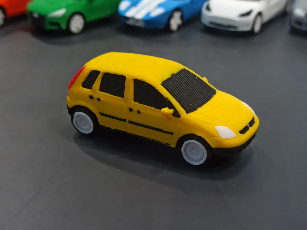 3D printable model – Ford Fiesta 2005 kit card model