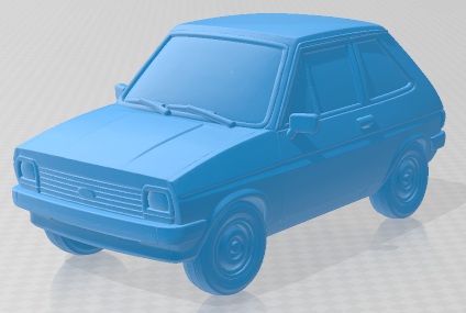 3D printable model  –  Ford Fiesta XR2