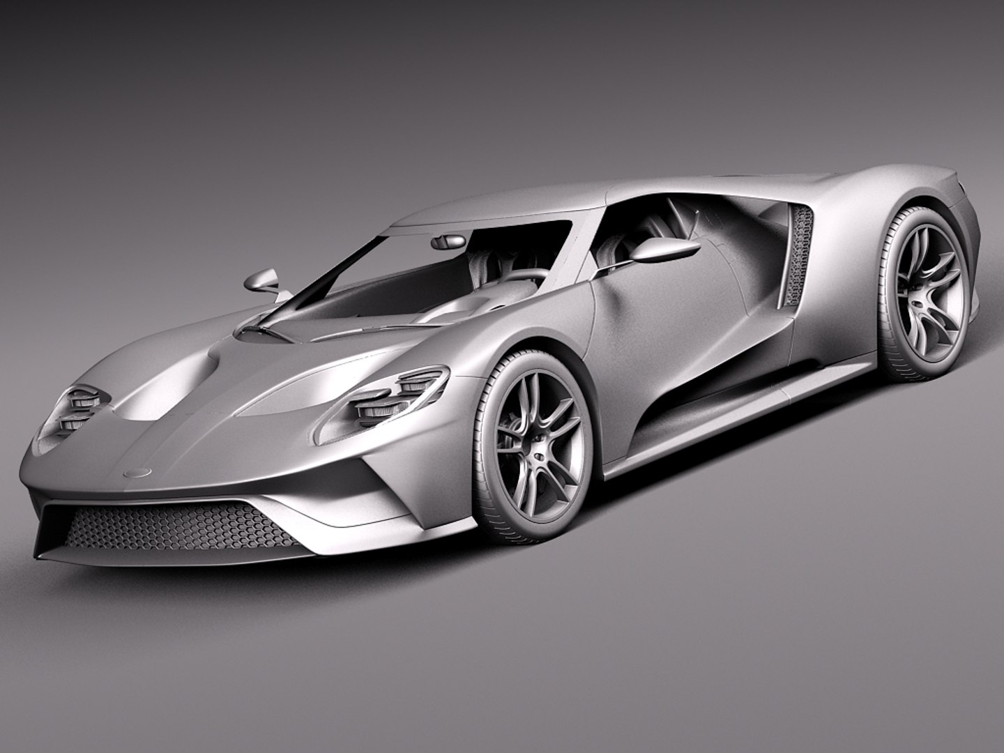 3D printable model – Ford GT 2017 3D Model