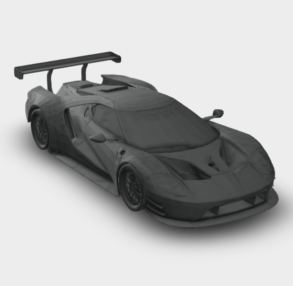 3D printable model – Ford GTLM
