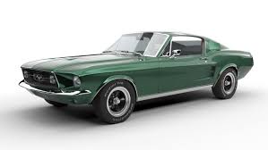 3D printable model –  Ford MUSTANG 1967