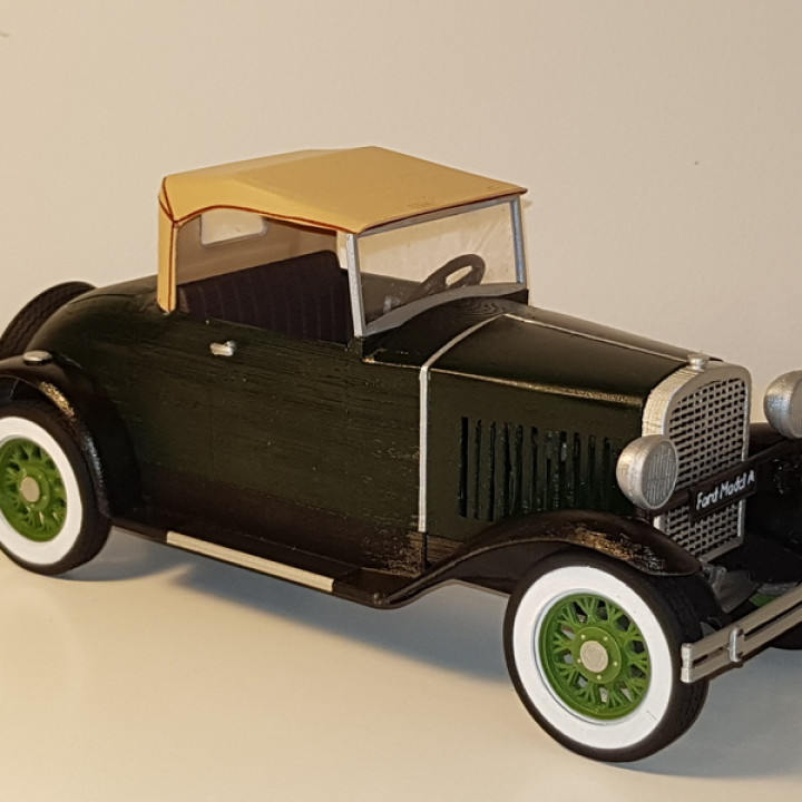 3D printable model – Ford Model A Roadster 1931