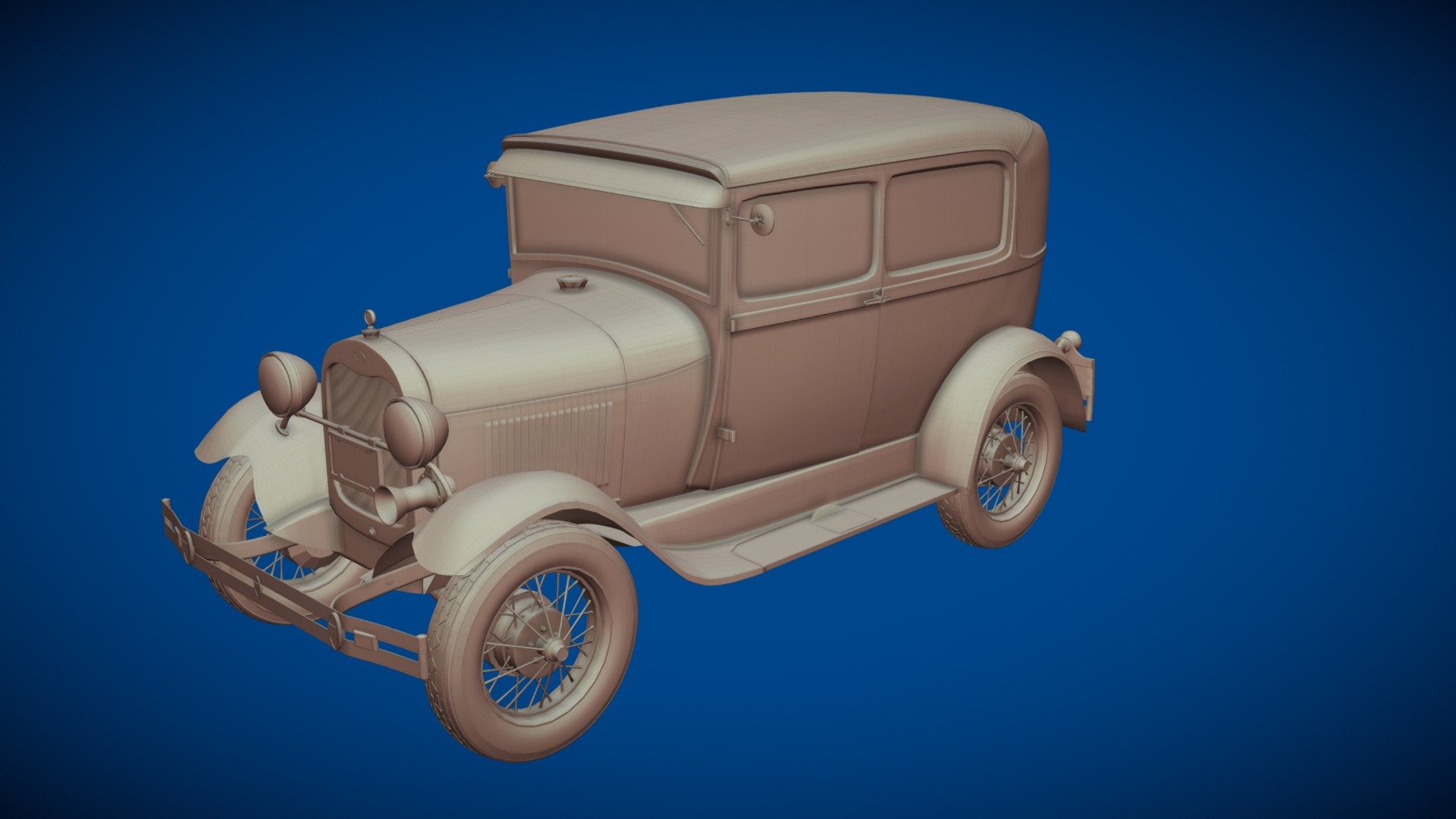 3D printable model – Ford Model A Tudor 1929