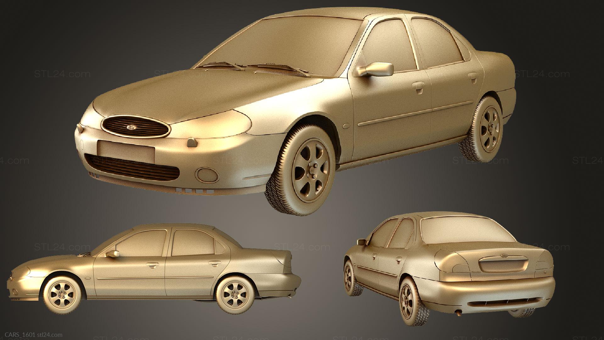 3D printable model – Ford Mondeo sedan 1996