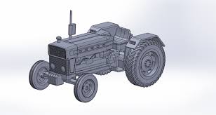3D printable model – Ford N-series Tractor
