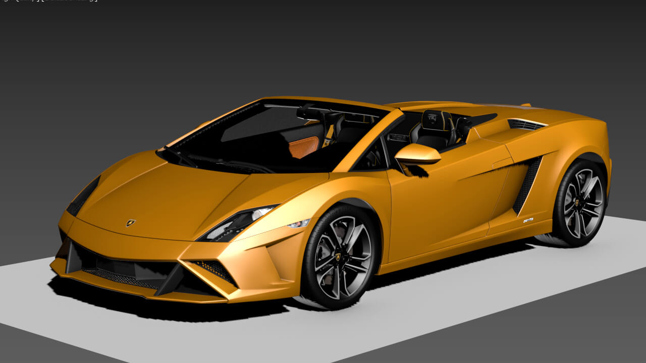 3D printable model  –  Gallardo lp spyder