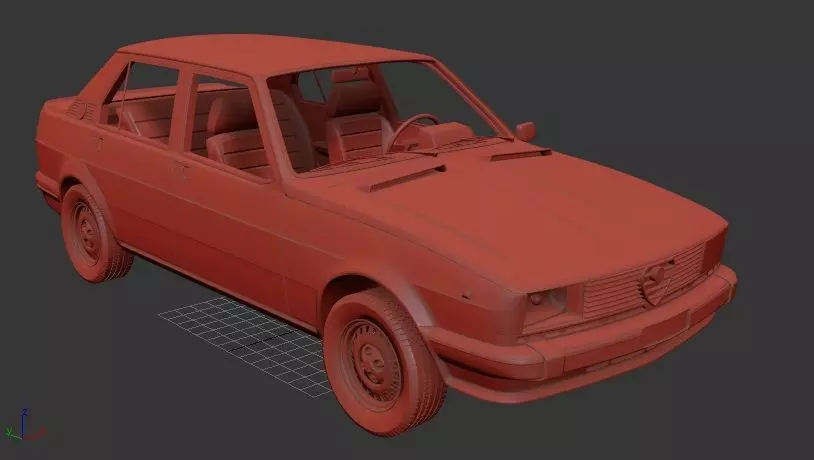 3D printable model  –  Giulietta 1977