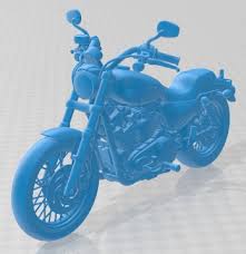 3D printable model – Harley Davidson Motorcycle