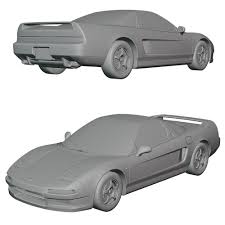 3D printable model  –  Honda NSX Type-R 1992