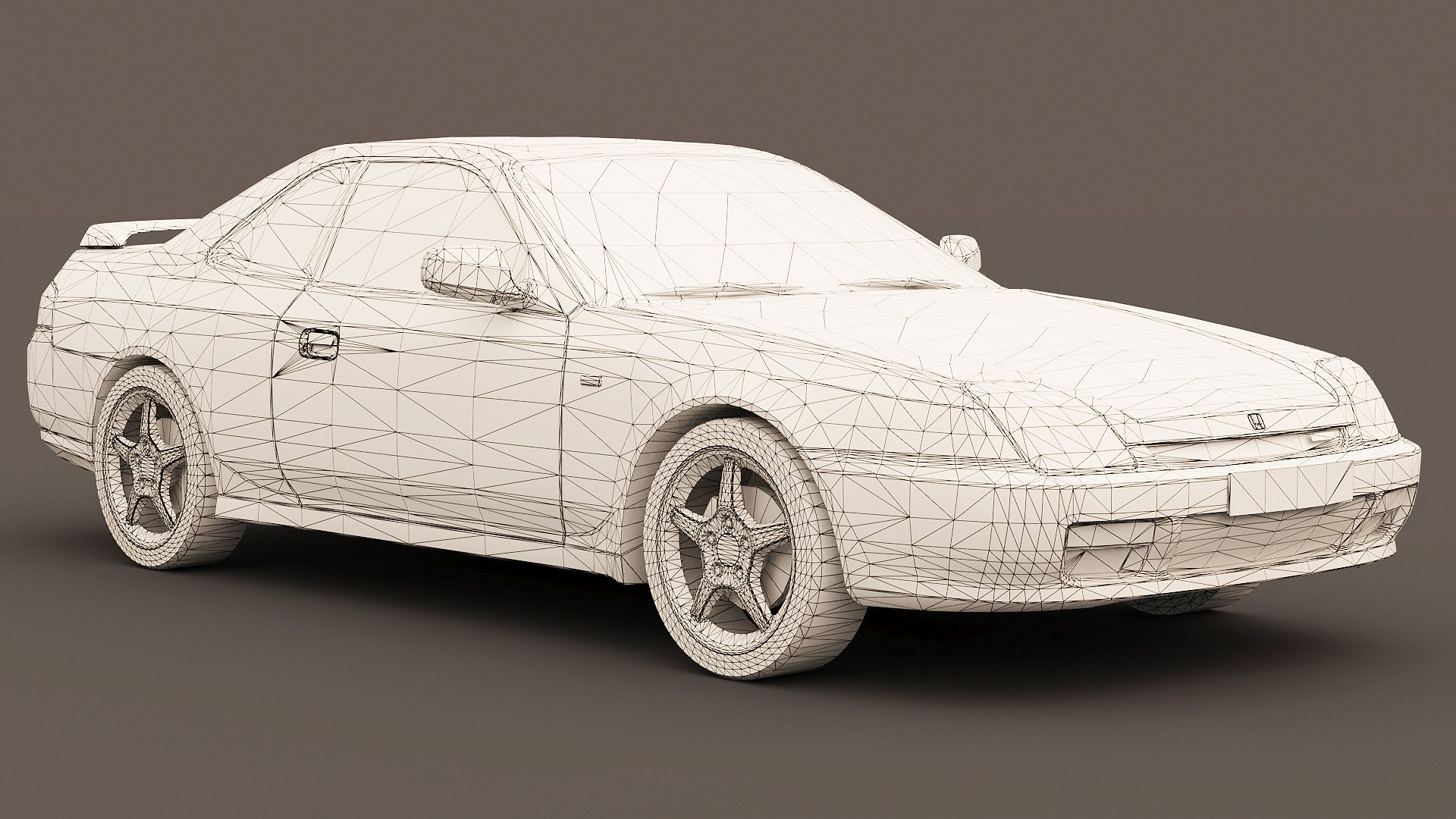 3D printable model  –  Honda Prelude (Mk1) 1978