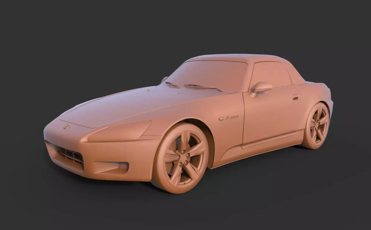 3D printable model  –  Honda S2000