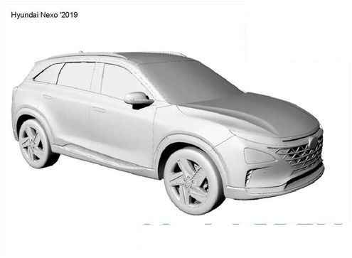 3D printable model  –  Hyundai Nexo 2019