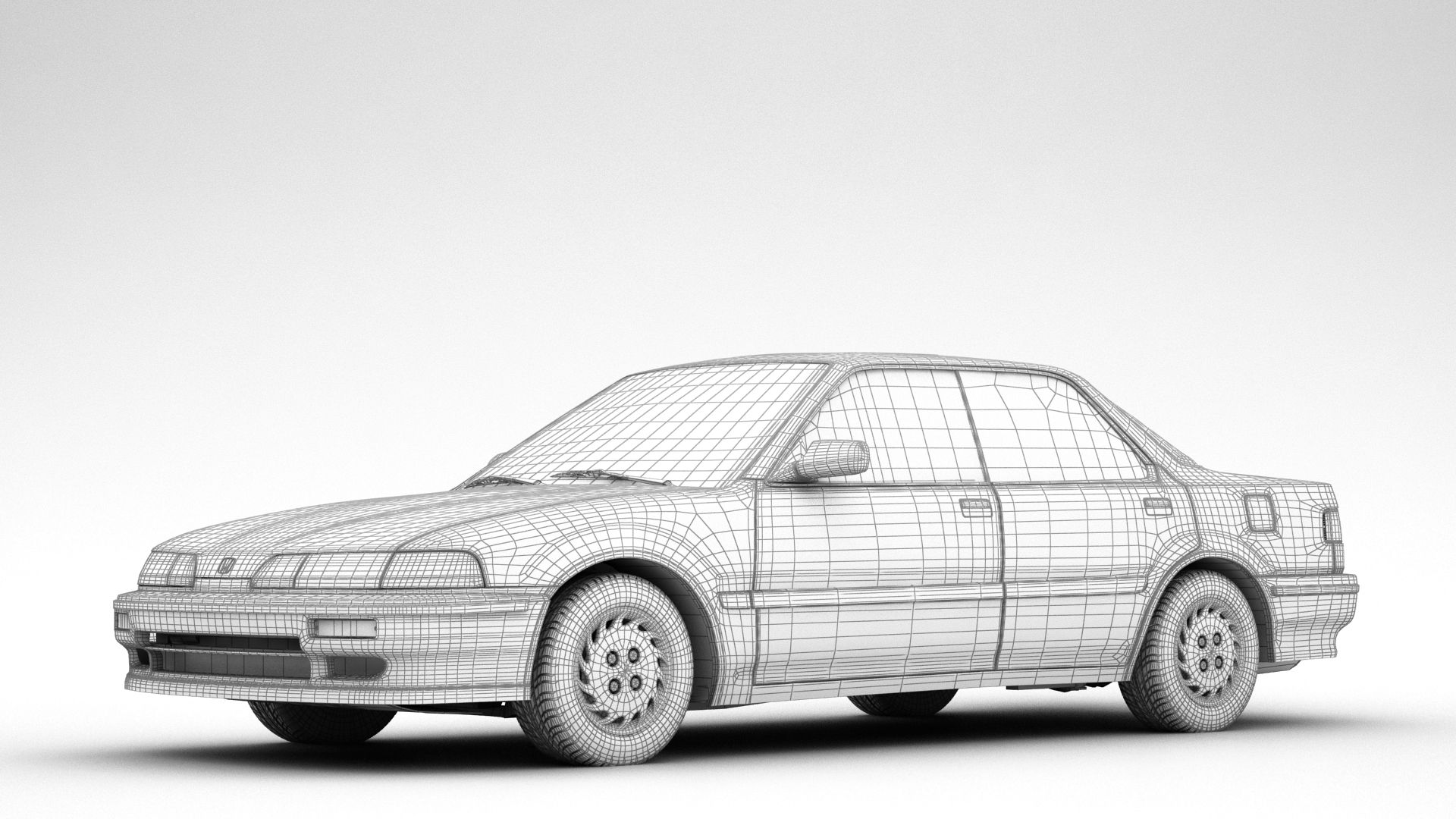 3D printable model  –  Integra 1990 Sedan