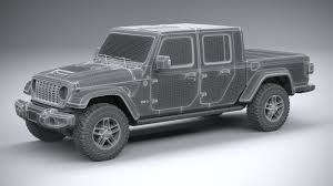 3D printable model – JEEP Wrangler – Truck Gladiator