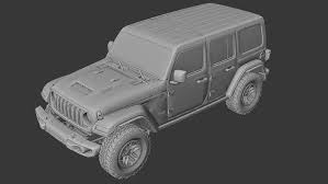 3D printable model – Jeep 4×4