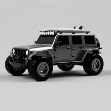 3D printable model – Jeep Wrangler 2008