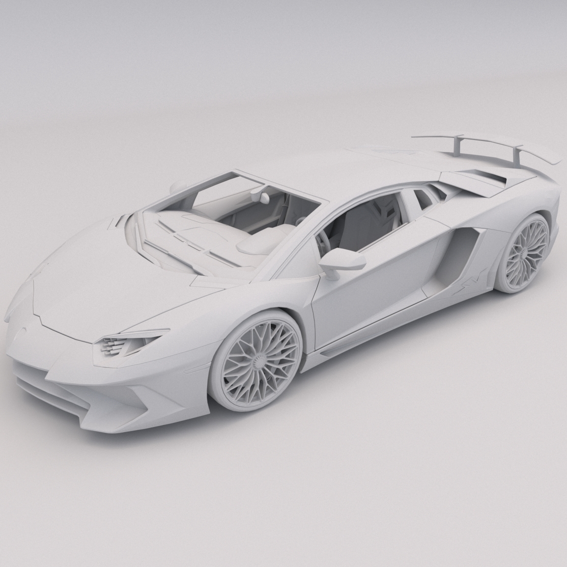 3D printable model  –  Lamborghini Aventador