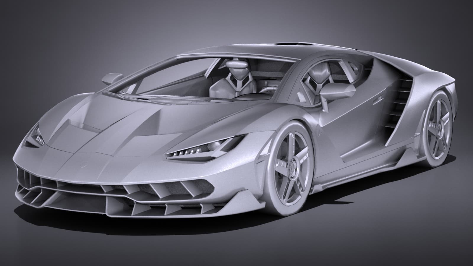 3D printable model  –  Lamborghini Centenario