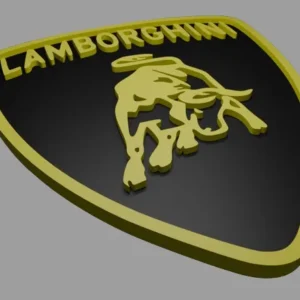 3D printable model  –  Lamborghini LOGO