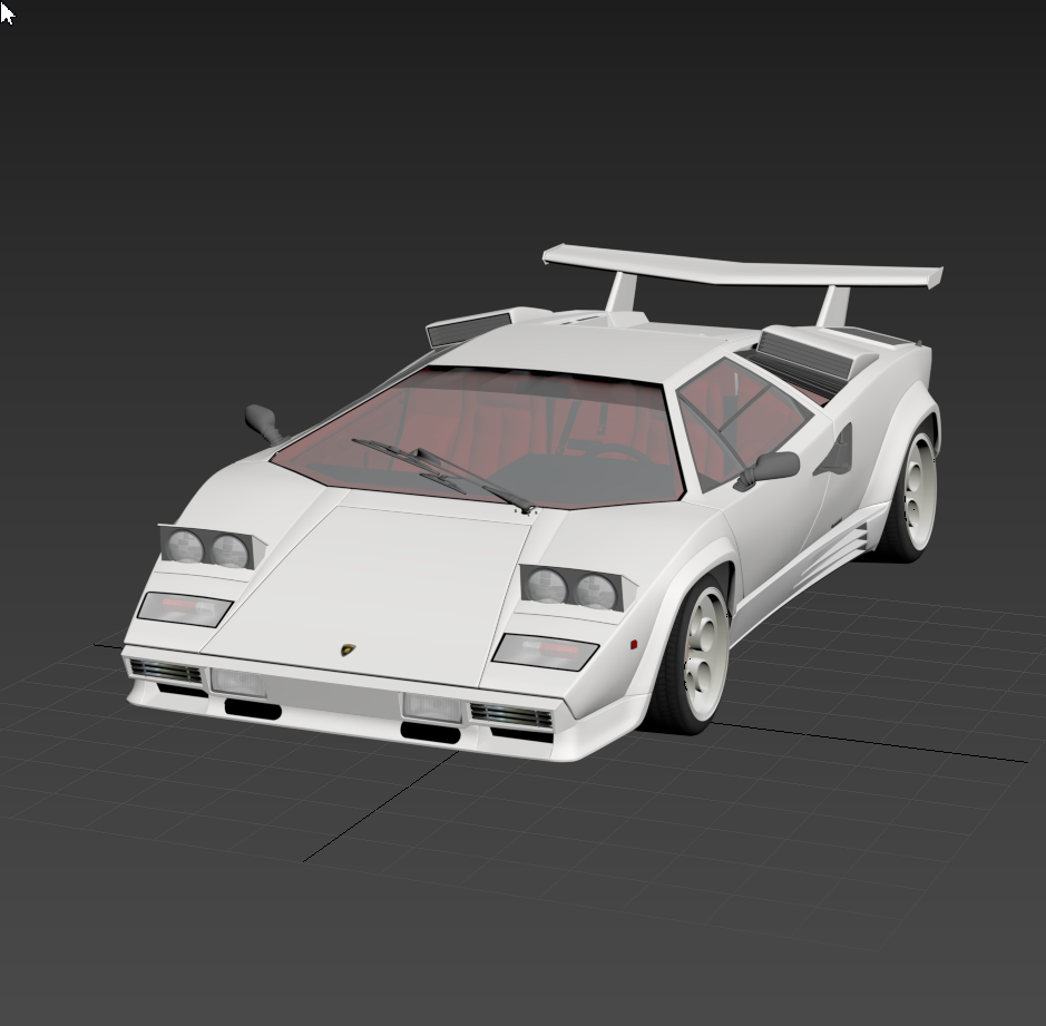 3D printable model  –  Lamborghini lp500