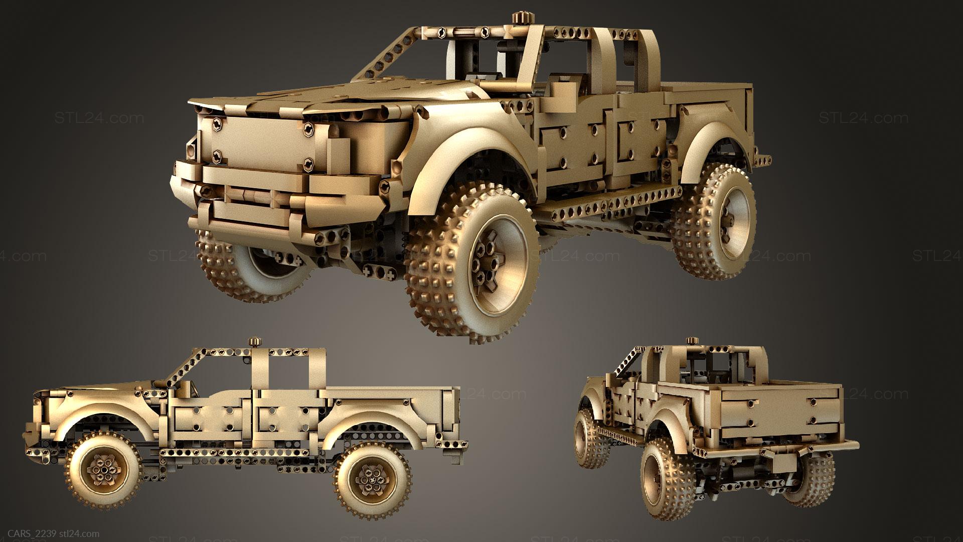 3D printable model – Lego Ford Raptor