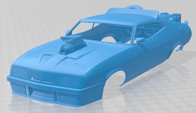 3D printable model – MAD MAX FORD FALCON 1