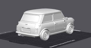 3D printable model – Mini Cooper 1961