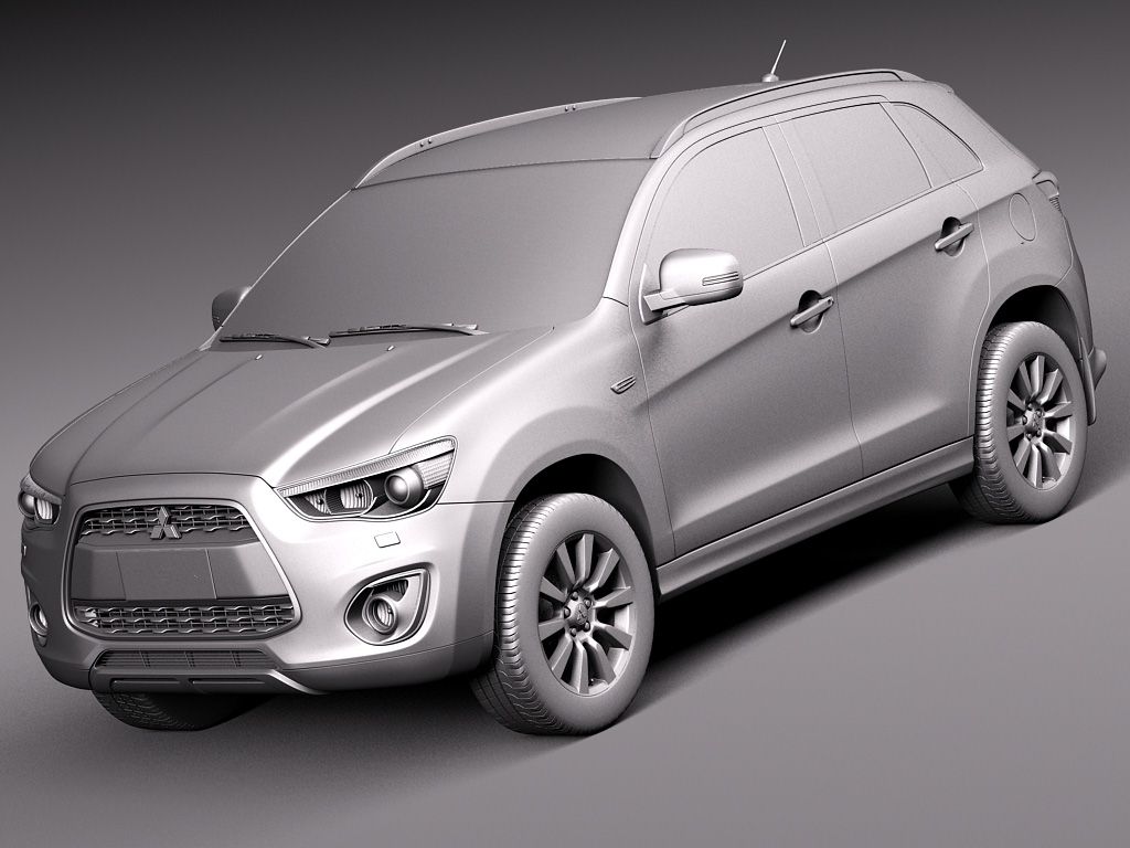 3D printable model  –  Mitsubishi ASX – 2011