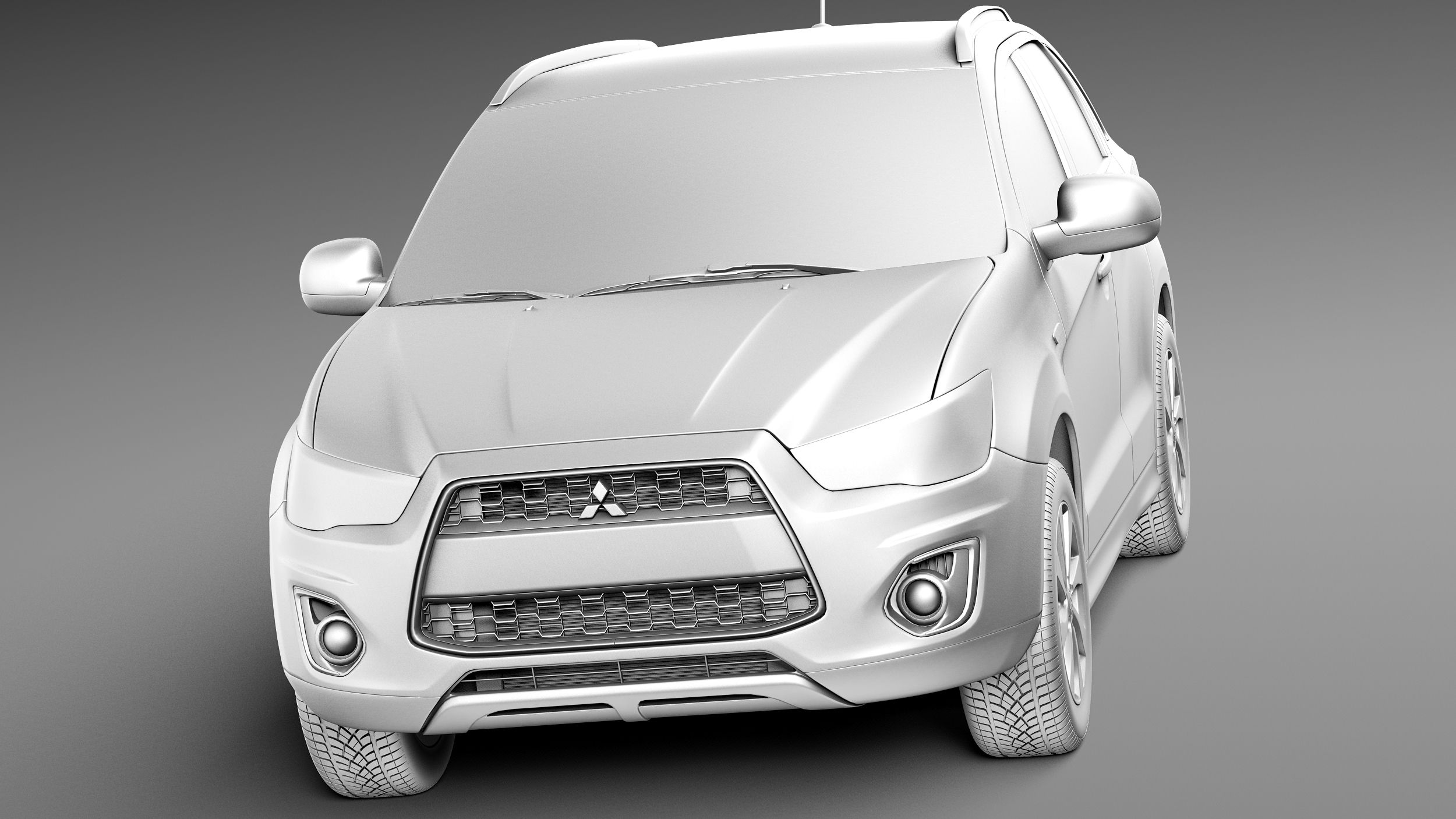 3D printable model  –  Mitsubishi ASX – (RVR – Outlander Sport) – 2013