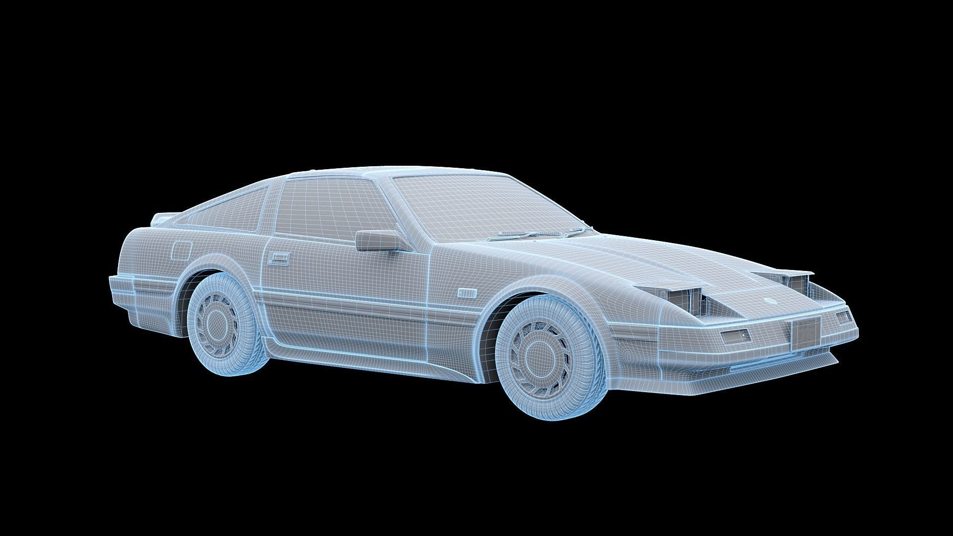 3D printable model  –  Nissan 300ZX
