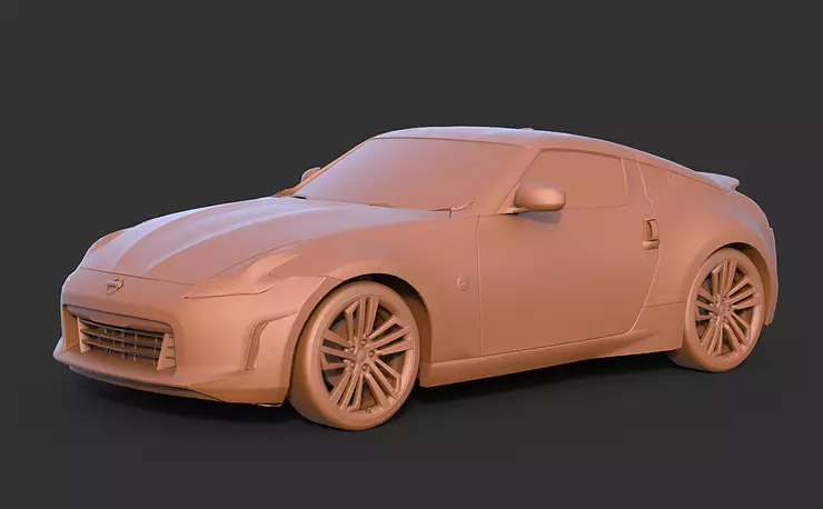 3D printable model  –  Nissan Fairlady Z (Z34)