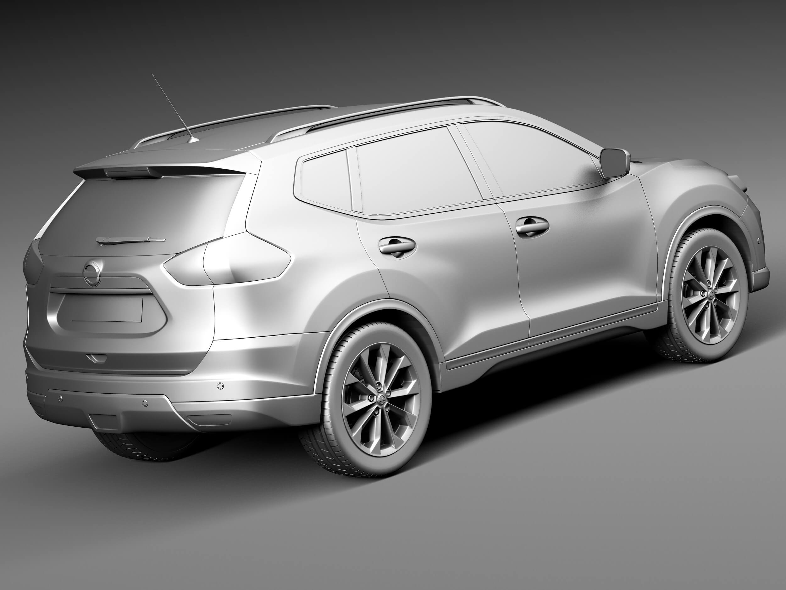 3D printable model  –  Nissan Rogue 2014 multi format