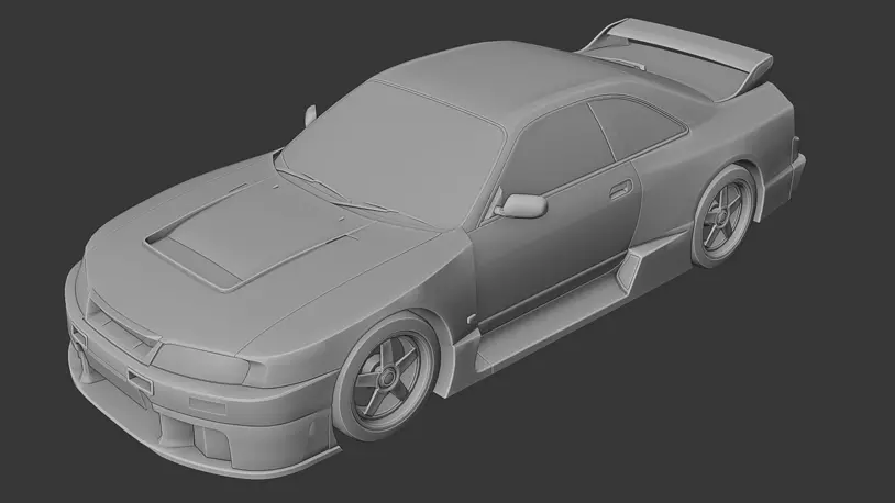 3D printable model  –  Nissan Skyline GT-R R34