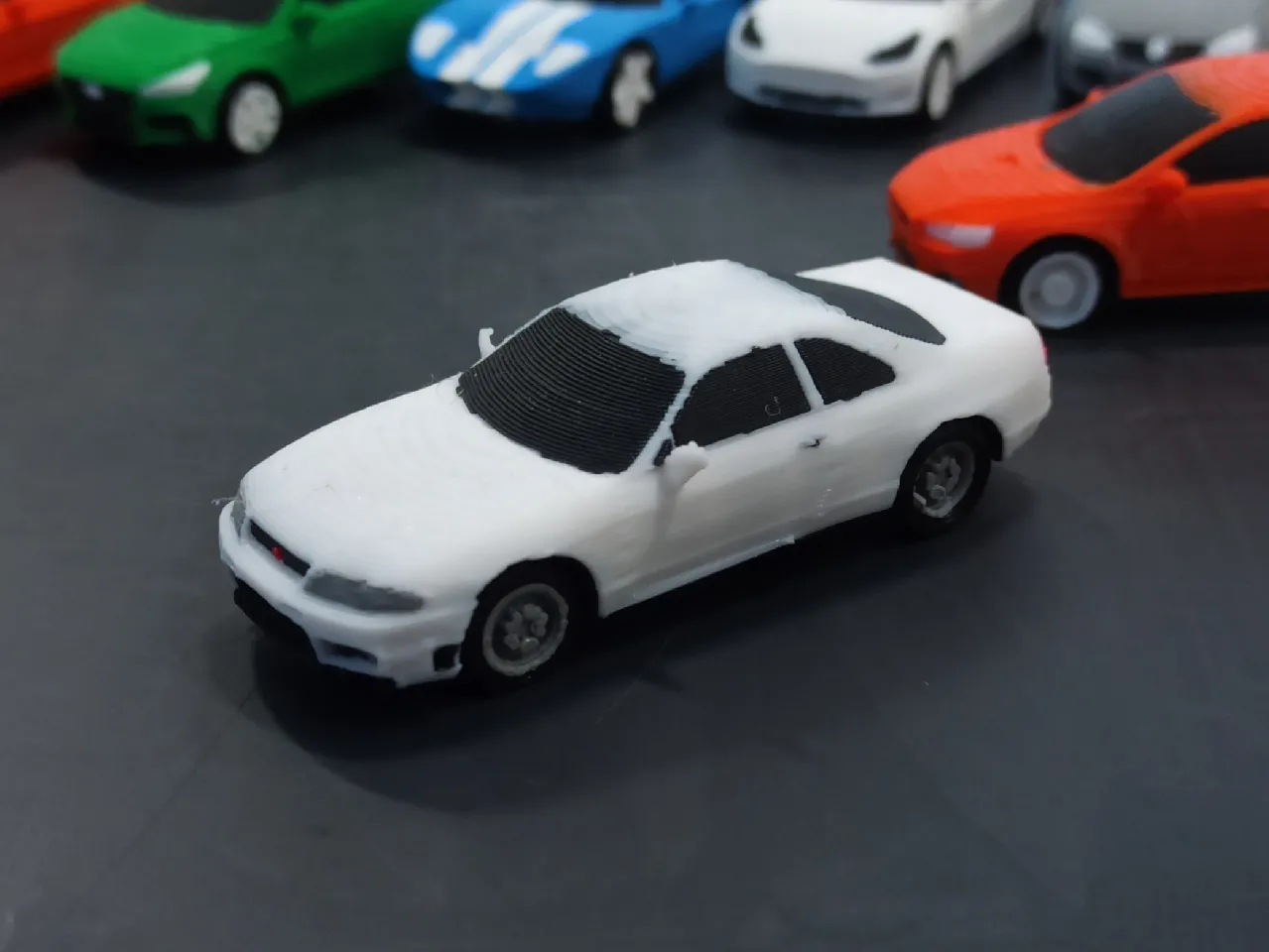 3D printable model  –  Nissan skyline GT R R33 kit-card-model