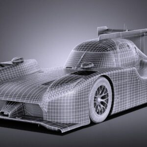 3D printable model  –  Nissan+GT-R+LM+slot+car