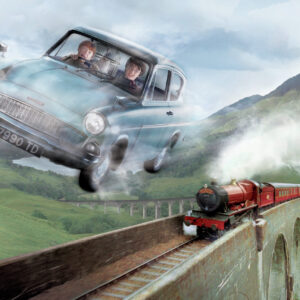 3D printable model – PlaKit Harry Potter, Ford flying