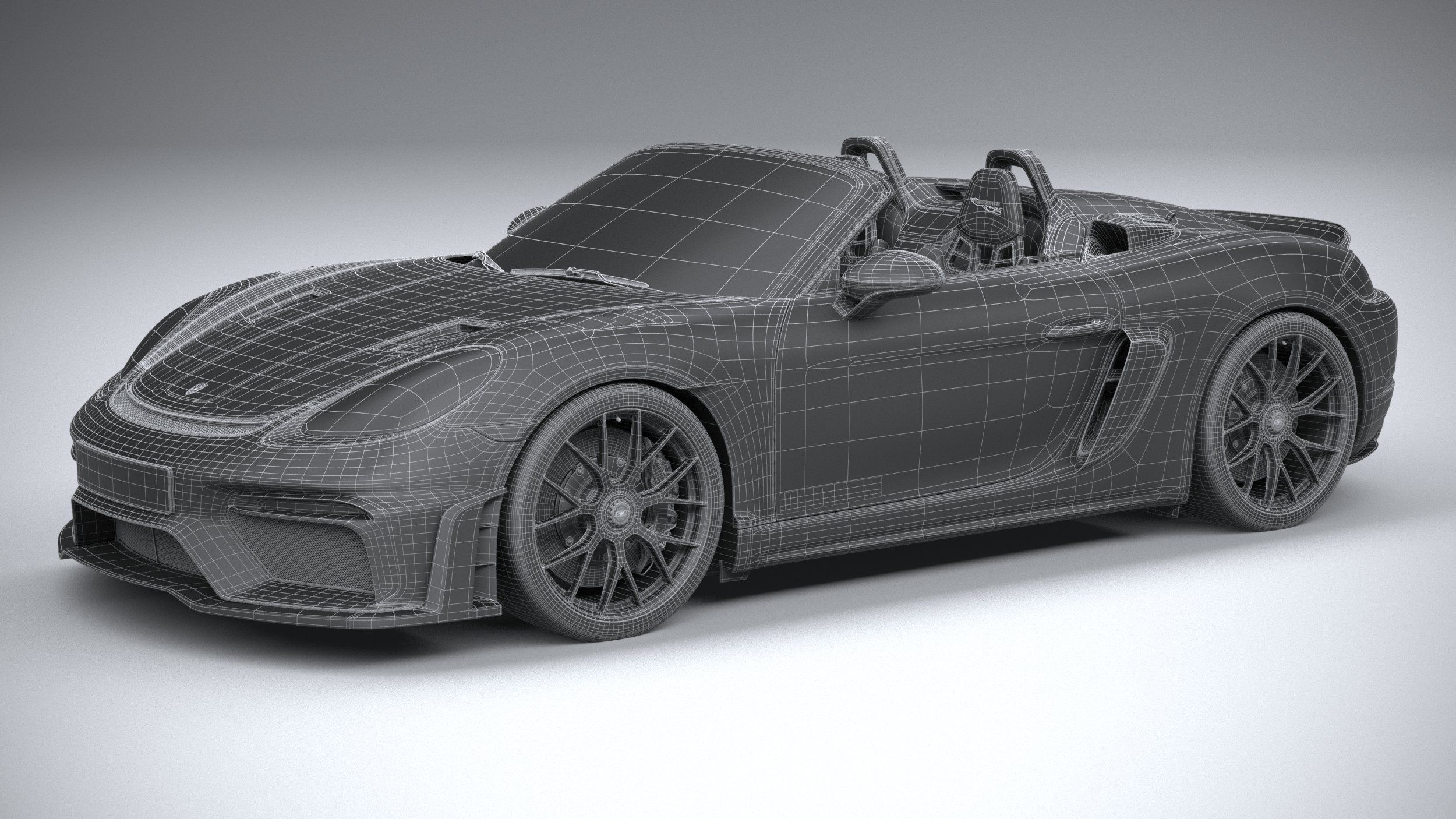 3D printable model  –  Porsche 718 Spyder RS 2024
