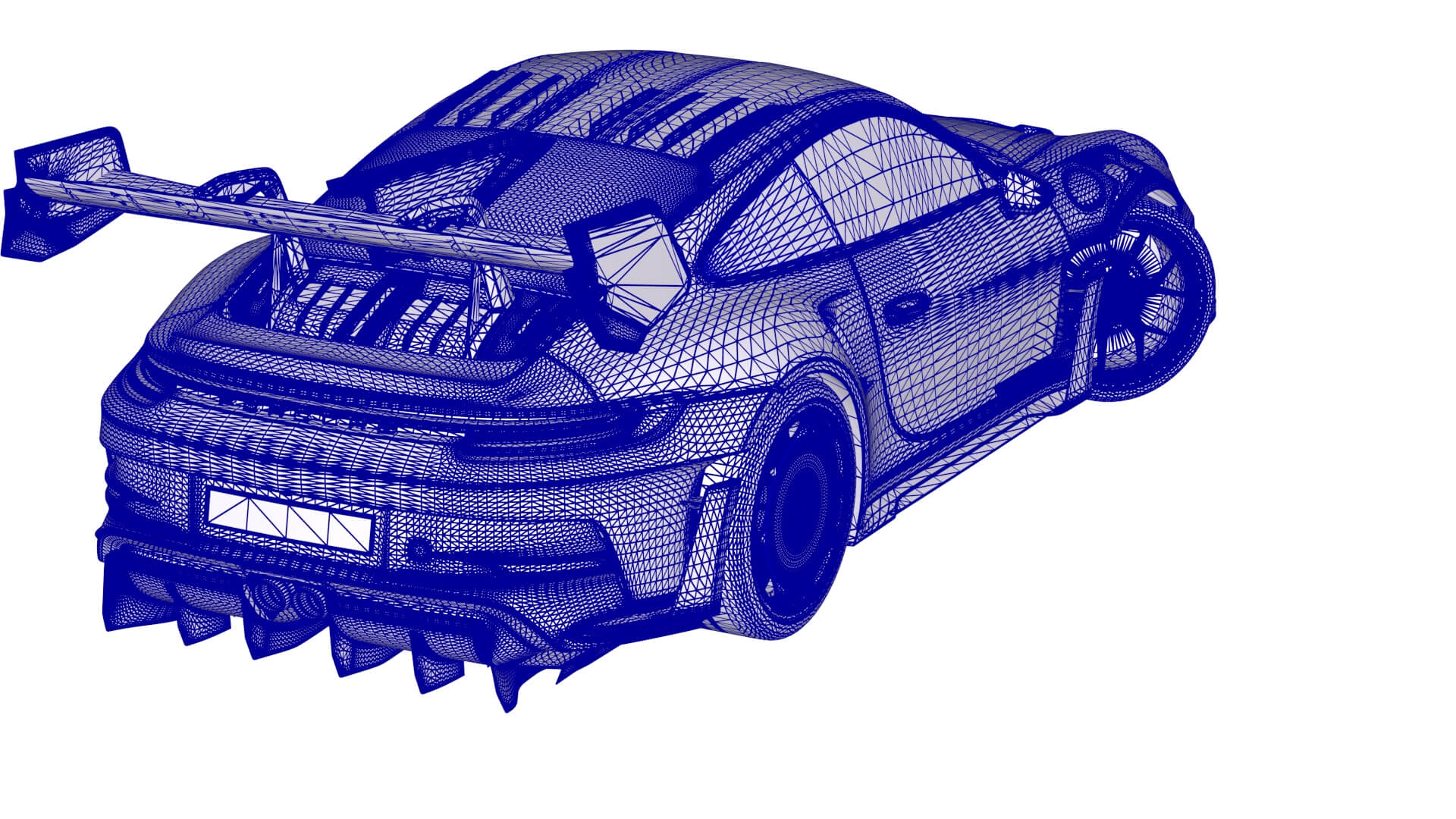 3D printable model  –  Porsche 911 GT3 RS (992) – 2019