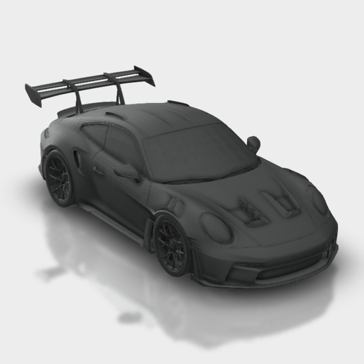 3D printable model  –  Porsche 911 GT3 RS 992